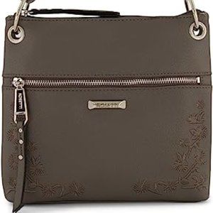 Rosetti Bodhi Floral Embroidery Mini Crossbody Bag Soft | Olive Green | NWT